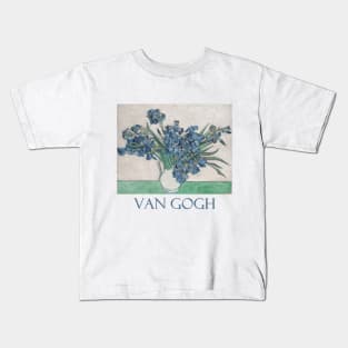 Irises in a Pitcher by Vincent van Gogh Kids T-Shirt